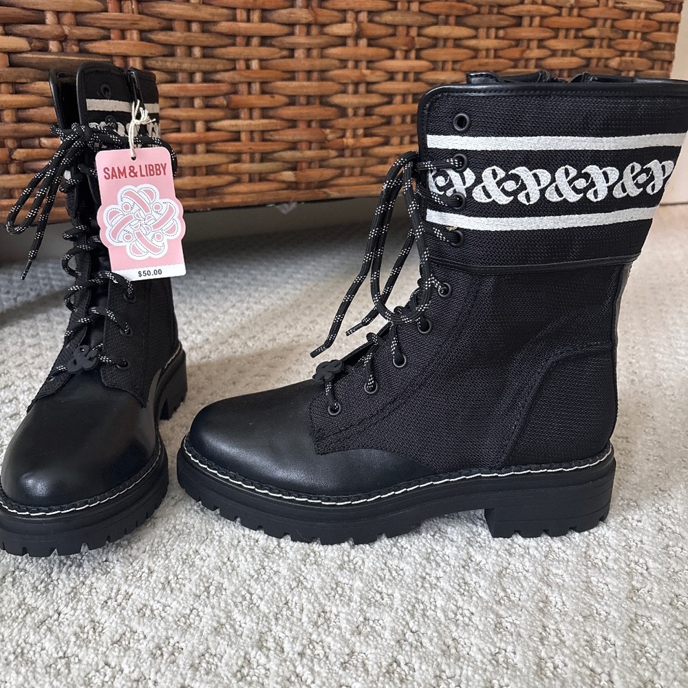 Sam and Libby Stella Combat Boots